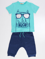 Hush Boy T-shirt&Capri Set - Thumbnail