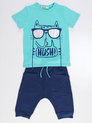 Hush Boy T-shirt&Capri Set