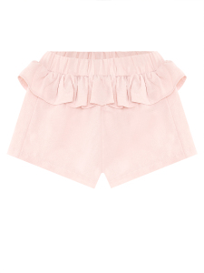 İkiz Ceylan Kız Çocuk Yazlık Crop T-shirt Fırfırlı Şort Takım - 8