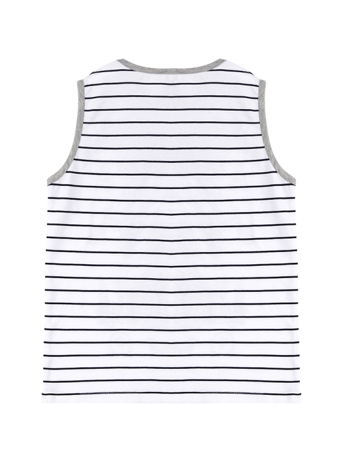 İnşaat Aracı Erkek Çocuk Yazlık Çizgili T-shirt Kapri Şort Takım - 6