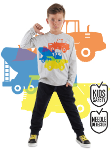 Construction Boy T-shirt&Pants Set - MSHB&G