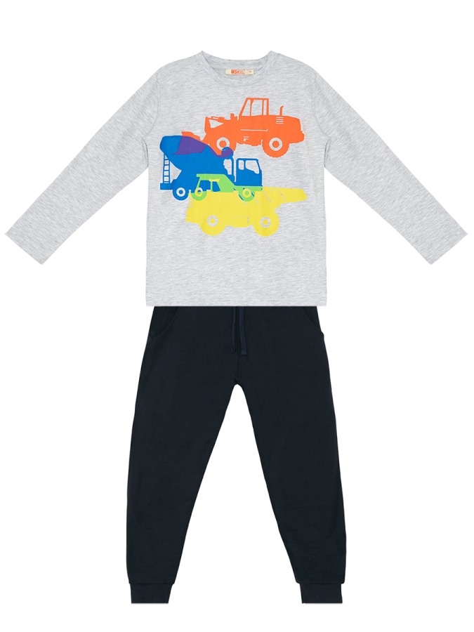 Construction Boy T-shirt&Pants Set - 3