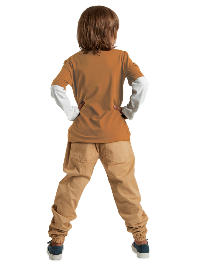 Jeep Mood Brown/Beige Boy Gabardine Set - 7