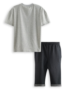 Just Smile Boy T-shirt&Capri Shorts Set - 4