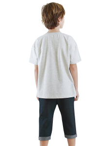 Just Smile Boy T-shirt&Capri Shorts Set - 2