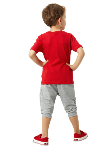 Kahkaha Erkek Çocuk T-shirt Kapri Şort Takım - 2