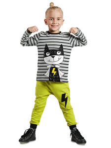 Kahraman Kedi Erkek Baggy Takım - Denokids