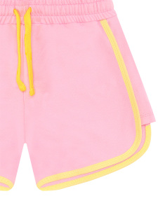 Kalpli Kız Çocuk Yazlık T-shirt Şort Takım - 2