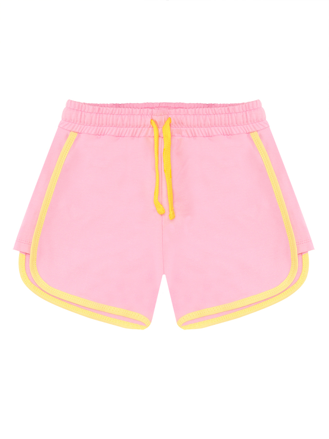 Kalpli Kız Çocuk Yazlık T-shirt Şort Takım - 8