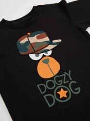 Kamuflaj Köpek Erkek Çocuk T-shirt Pantolon Takım - 4
