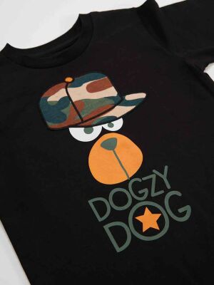 Kamuflaj Köpek Erkek Çocuk T-shirt Pantolon Takım - 4