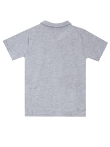 Kaplan Erkek Çocuk Yazlık Polo Yaka T-shirt Gabardin Şort Takım - 7