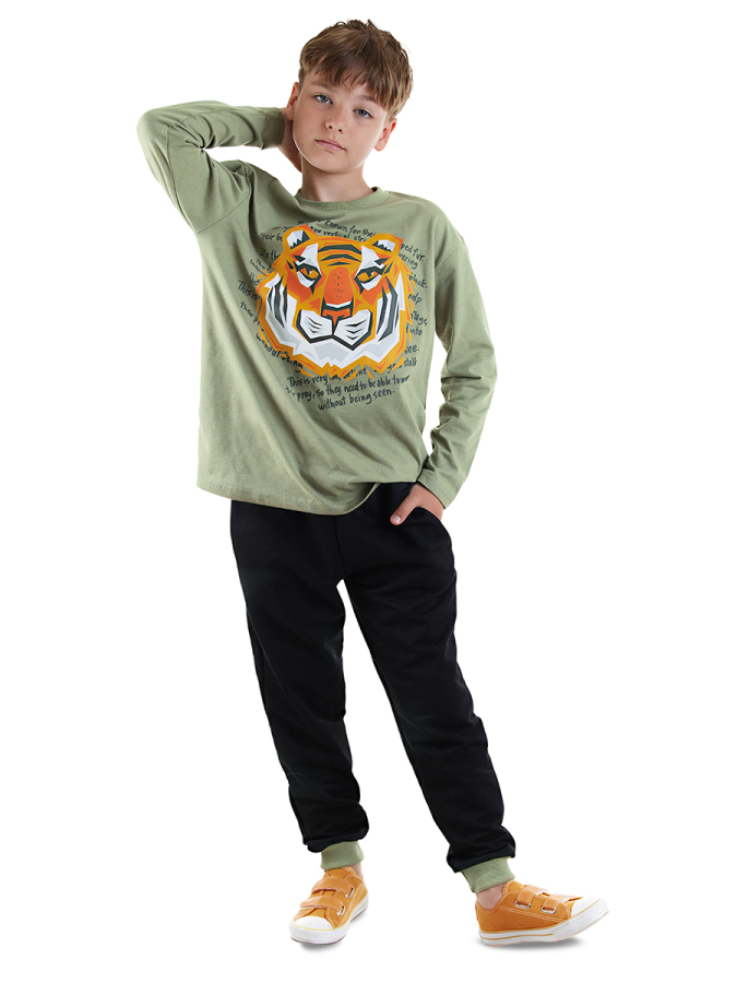 Kaplan Erkek Çocuk T-shirt Pantolon Takım - 1