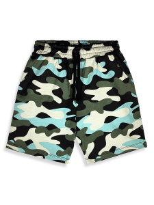 Erkek Çocuk Takım Kaplan Baskılı %100 Pamuk T-Shirt Şort Yazlık Takım - 9