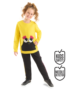 Kaş Göz Kız Çocuk Eşofman Takım - Denokids