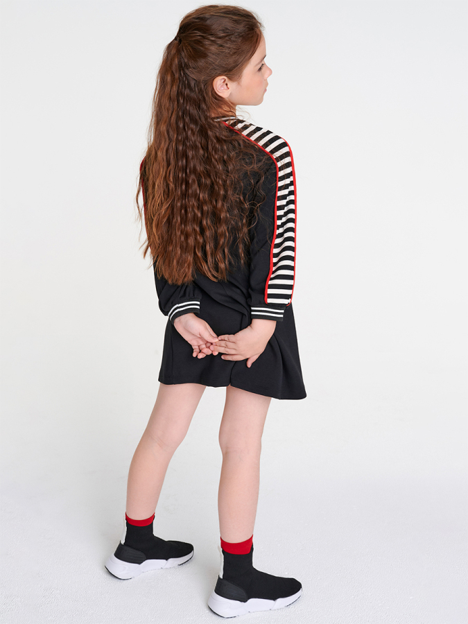 Kedi Desenli Elbise - 3