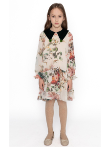 Kedi Desenli Elbise - SheShe