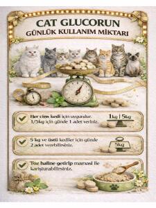 Kedi Glucorun – Kediler İçin Eklem, Kalça & Kemik Glukozamin Takviyesi 90 Tablet - 4