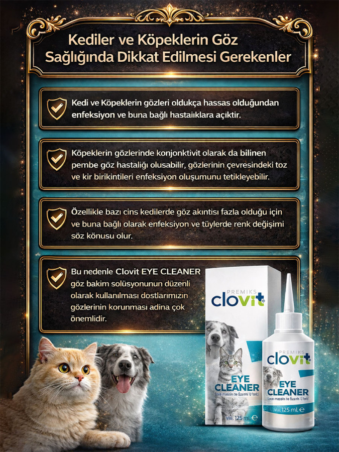 Kedi Kulak ve Göz Temizleme Bakım Seti 2’li - 8