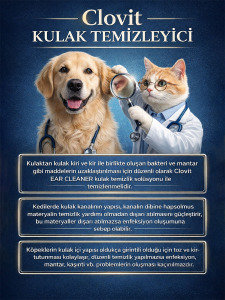 Kedi Kulak ve Göz Temizleme Bakım Seti 2’li - 8