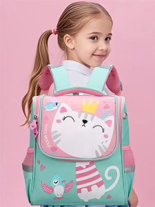 Kedicik Kız Çocuk Okul-Anaokul Sırt Çantası - 4
