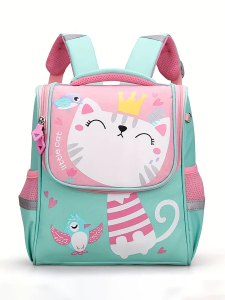 Kedicik Kız Çocuk Okul-Anaokul Sırt Çantası - Denostore