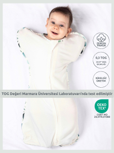 Kelebek Kundak Uyku Tulumu - 0,3 Tog - Leaf - Zuppers