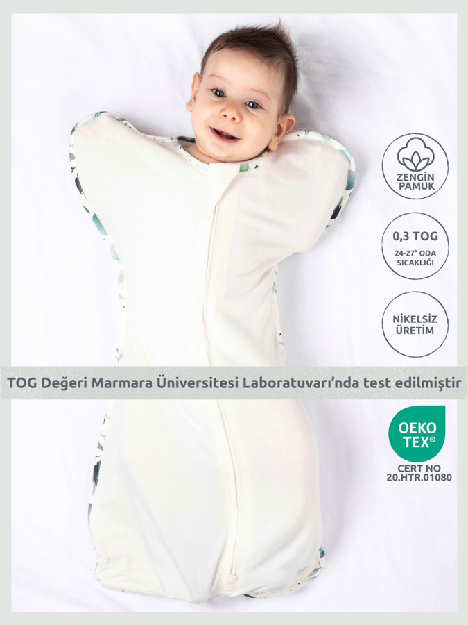 Kelebek Kundak Uyku Tulumu - 0,3 Tog - Leaf - 1