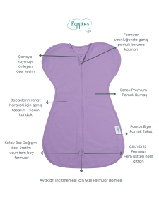 Kelebek Kundak Uyku Tulumu - 0,3 Tog - Leylak - 2