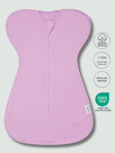Kelebek Kundak Uyku Tulumu - 1 TOG - Roza - Zuppers