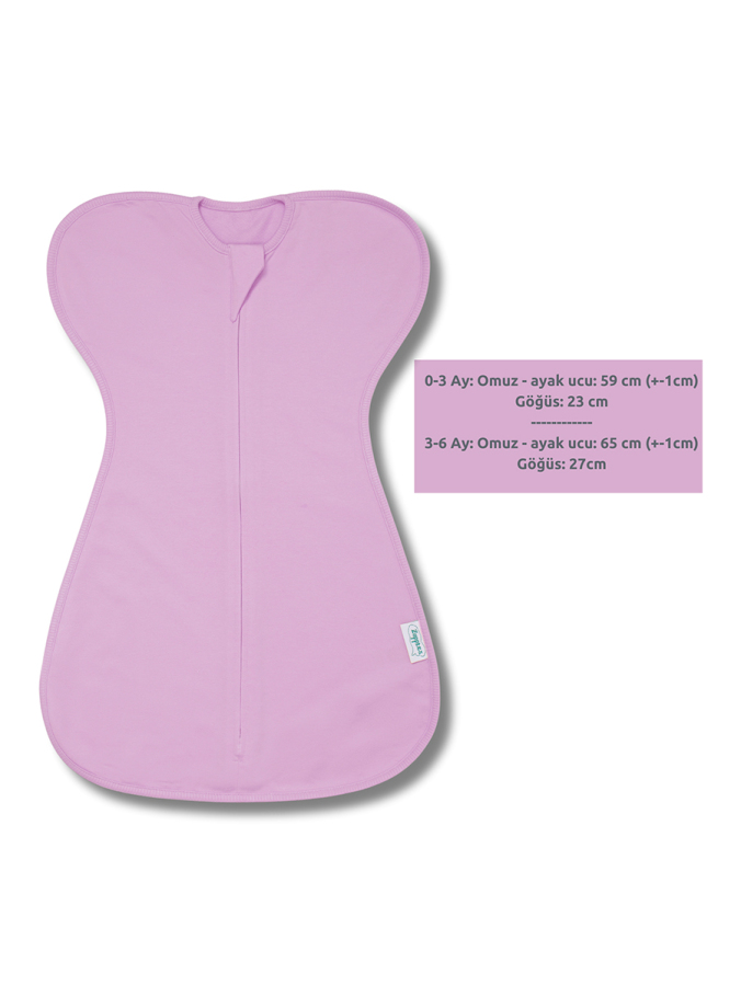 Kelebek Kundak Uyku Tulumu - 1 TOG - Roza - 3