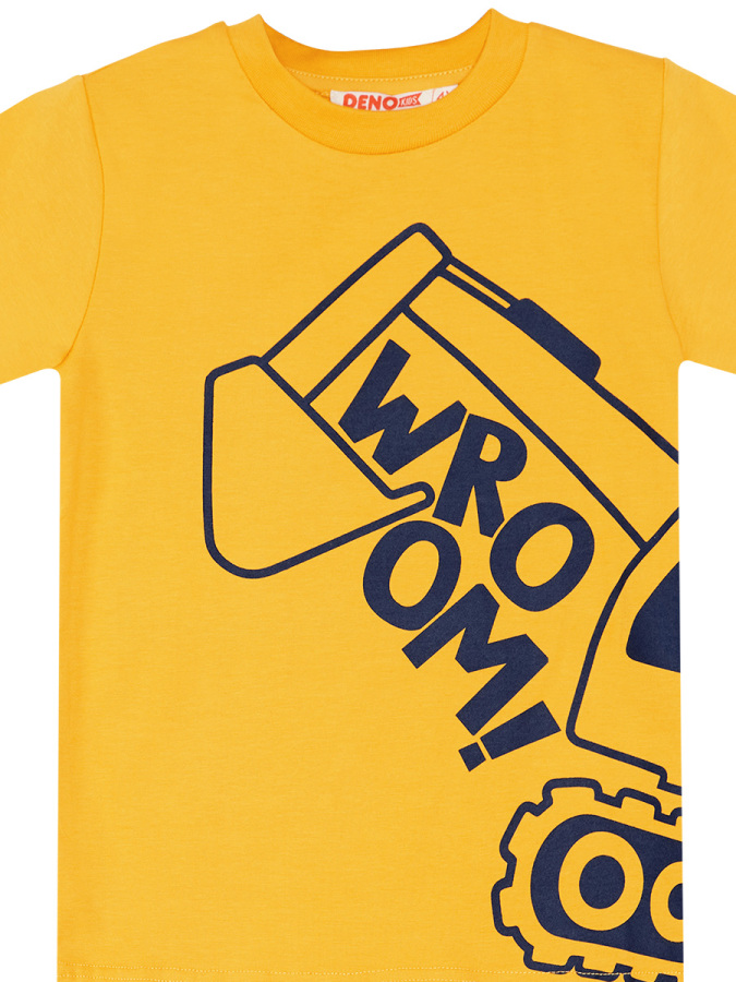 Kepçe Erkek Çocuk T-shirt Kapri Şort Takım - 8