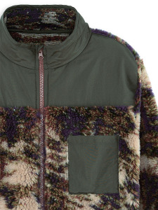 Khaki Boy Plush Coat - 5