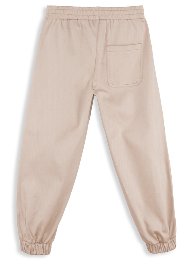 Khaki Boy Twill Cotton Trousers - 4