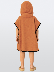 Kiremit Tiger Erkek Çocuk Panço Bornoz - 2