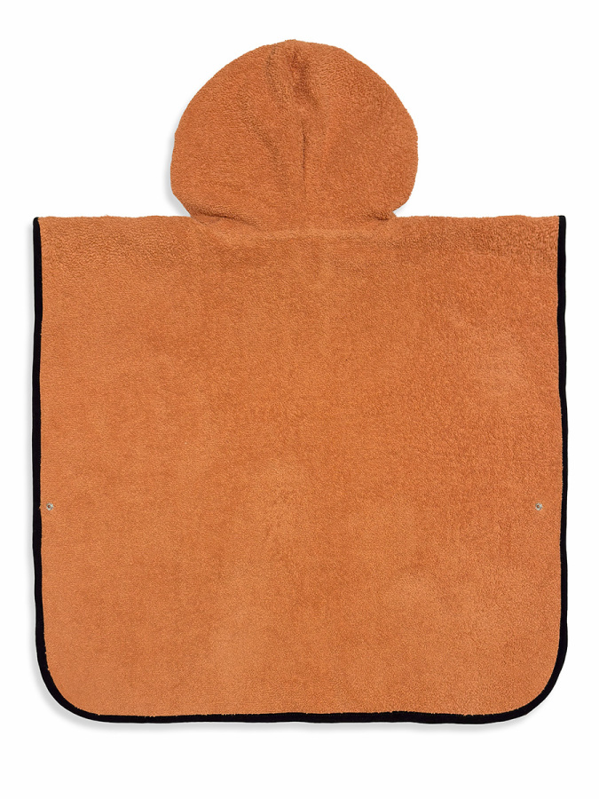 Erkek Çocuk Plaj Havlusu Havlu Panço Kapüşonlu Kaplan Aplikeli Standart - 5