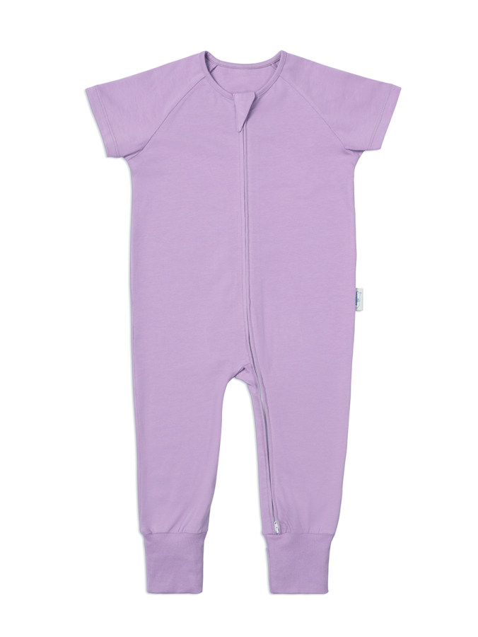 Kısa Kollu Yazlık Çocuk Uyku Tulumu 0,3 TOG Leylak - 2