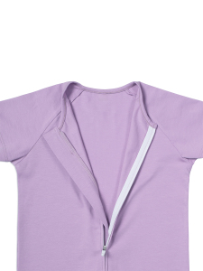 Kısa Kollu Yazlık Çocuk Uyku Tulumu 0,3 TOG Leylak - 5