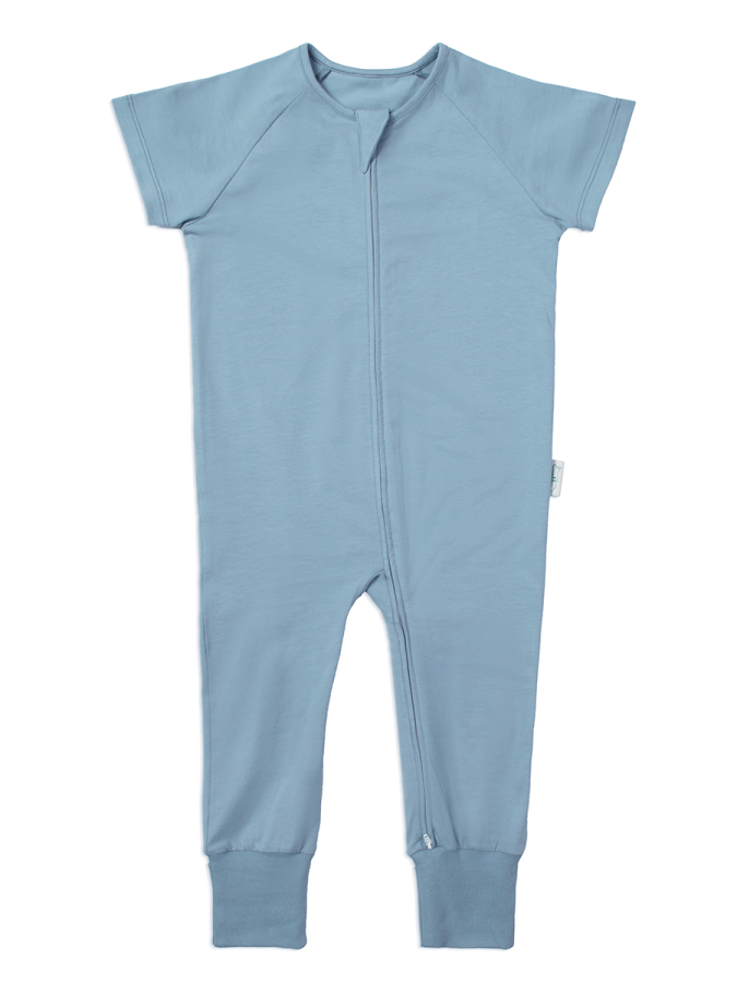 Kısa Kollu Yazlık Çocuk Uyku Tulumu 0,3 TOG Mavi - 3