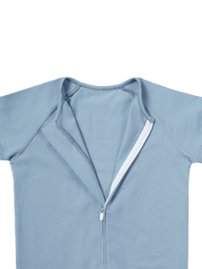 Kısa Kollu Yazlık Çocuk Uyku Tulumu 0,3 TOG Mavi - 4