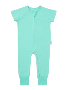 Kısa Kollu Yazlık Çocuk Uyku Tulumu 0,3 TOG Yeşil - 2