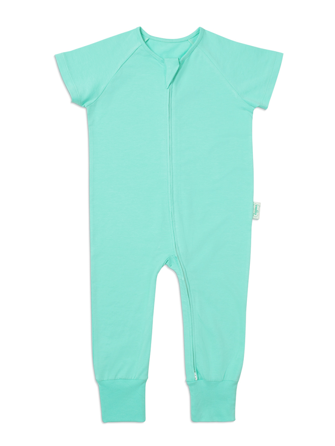 Kısa Kollu Yazlık Çocuk Uyku Tulumu 0,3 TOG Yeşil - 2