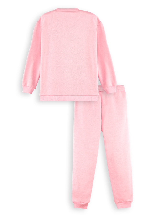 Kitties Girl Pink Tracksuit - 4