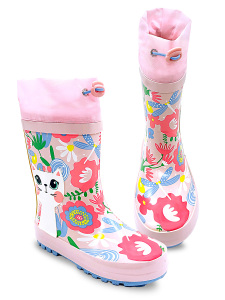 Kitty Girl Rain Boots - 1