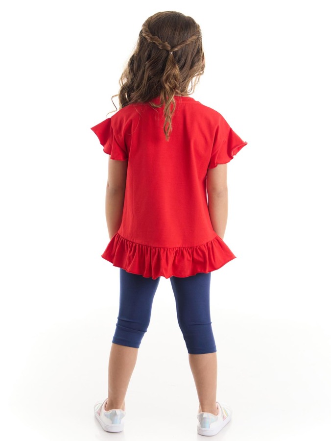 Kitty Girl T-shirt&Leggings Set - 3