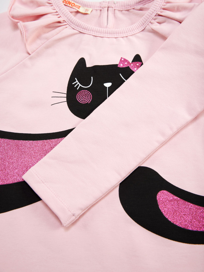 Kitty Pink Girl Dress - 6