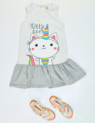 Kittycorn Cotton Girl Dress