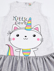 Kittycorn Kız Elbise - Thumbnail