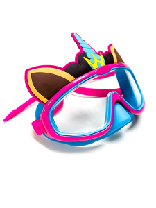 Kız Çocuk Deniz Gözlüğü Maske Anti Fog Unicorn - 1