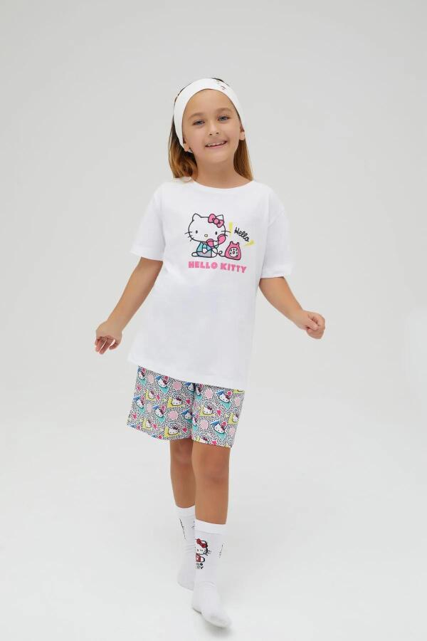 Kız Çocuk Kısa Kollu Pijama Takımı - 2